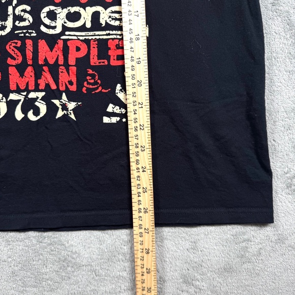 Lynyrd Skynyrd Band Tee L Free Bird 1973 Rock Graphic Black T-Shirt - Picture 9 of 9